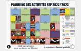 Planning général des activités de la SEP 2022-2023