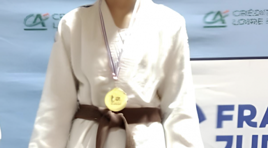 SEP-JUDO : Mélusine BRUN Championne départementale Minimes