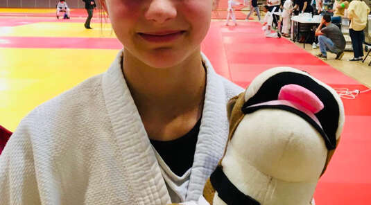 Mélusine BRUN en finale Régionale Judo.